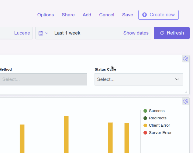 Animation showing share and embed code option
