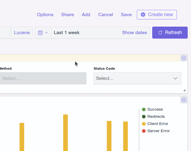 Animation showing share and permalink options