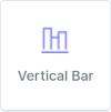 image of three vertical bars arranged above a horizontal line