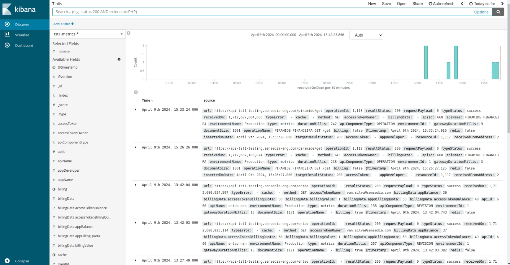 detail of the old discover screen