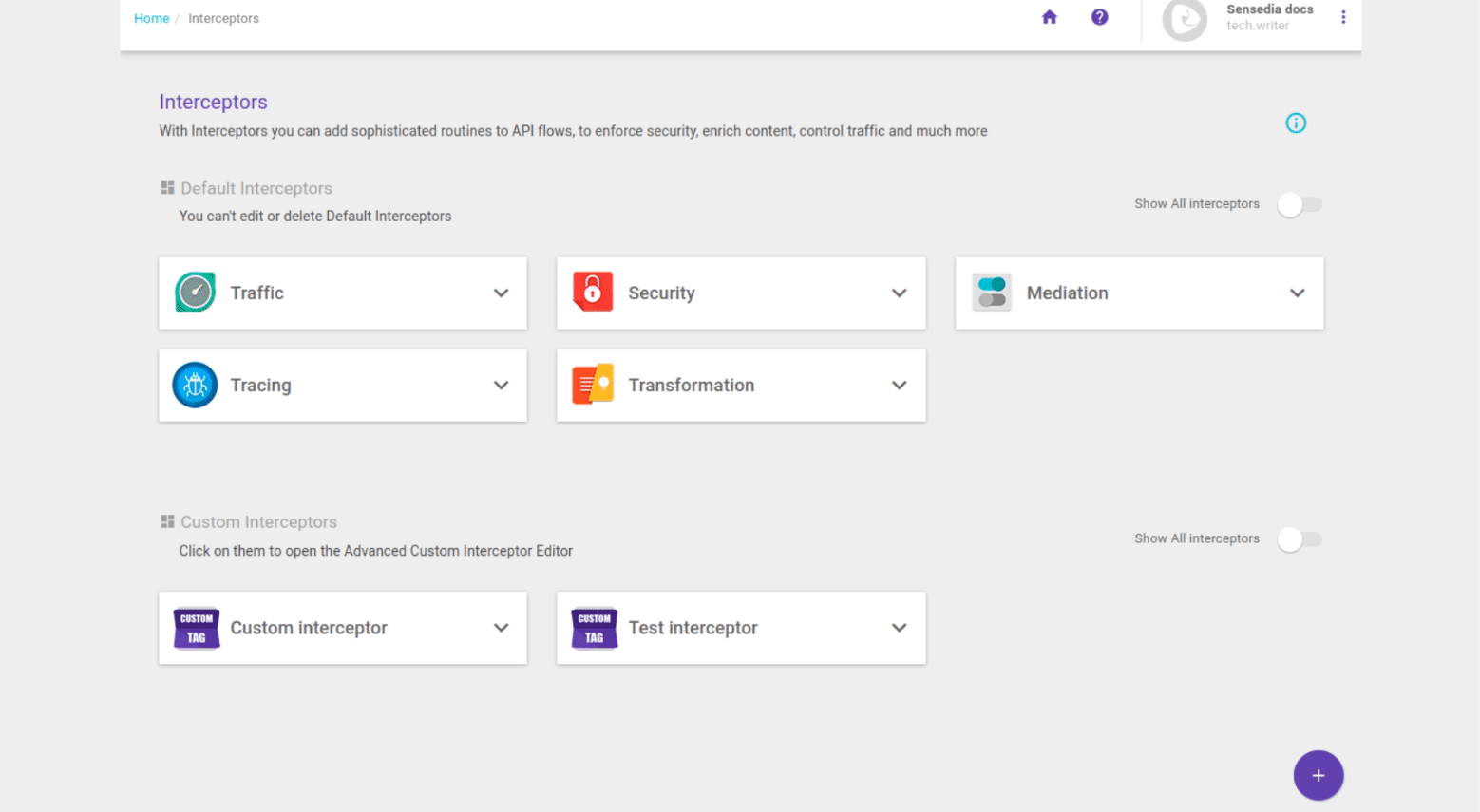 custom java interceptor