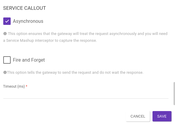 service callout asynchronous