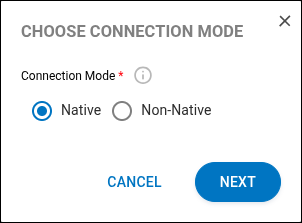 screen with connection options