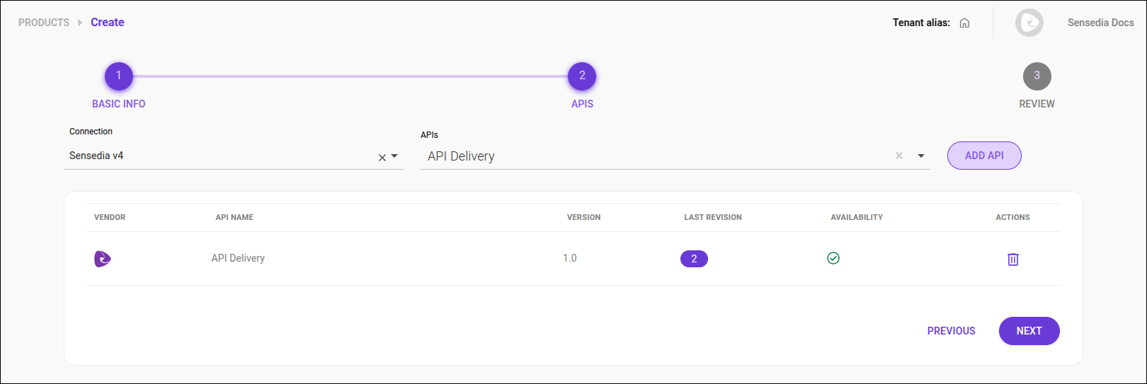 step 2 of product registration