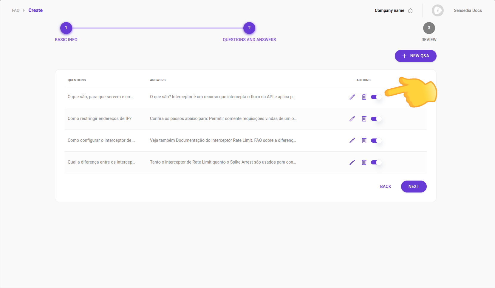 faq portal manager create 4