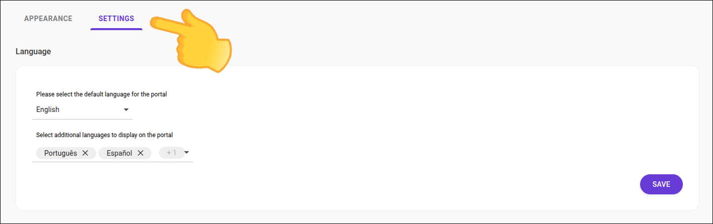 Portal Manager Settings