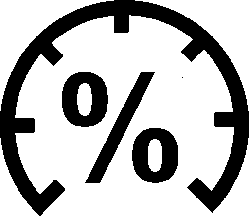 símbolo de porcentagem