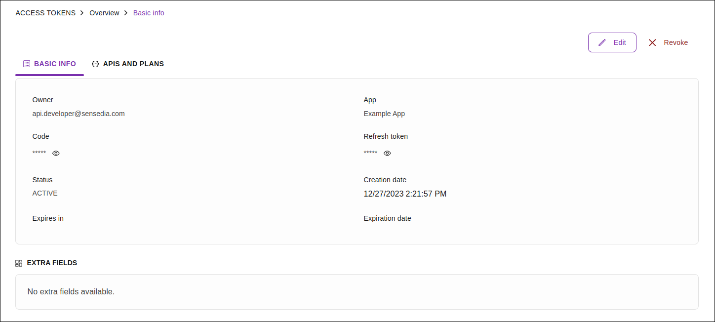 access token overview