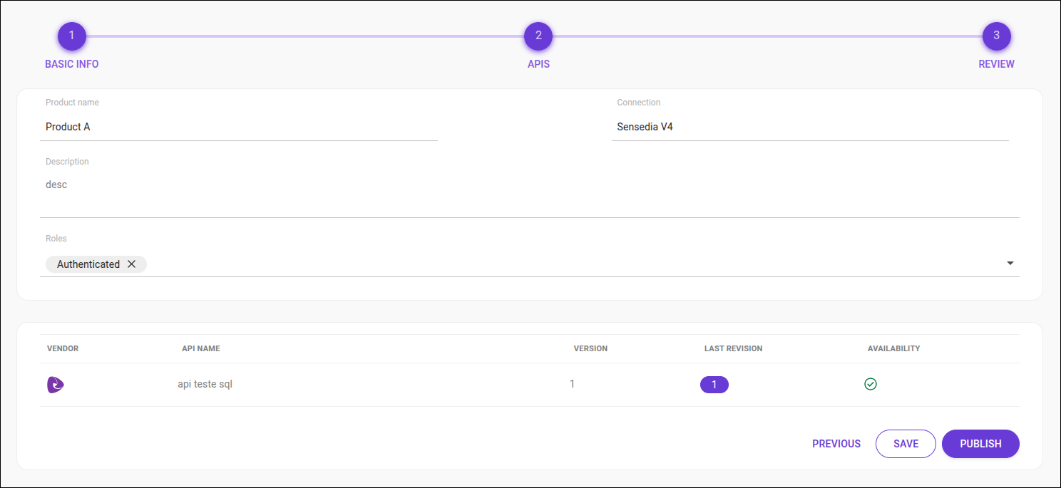 passo 2 do cadastro de um produto