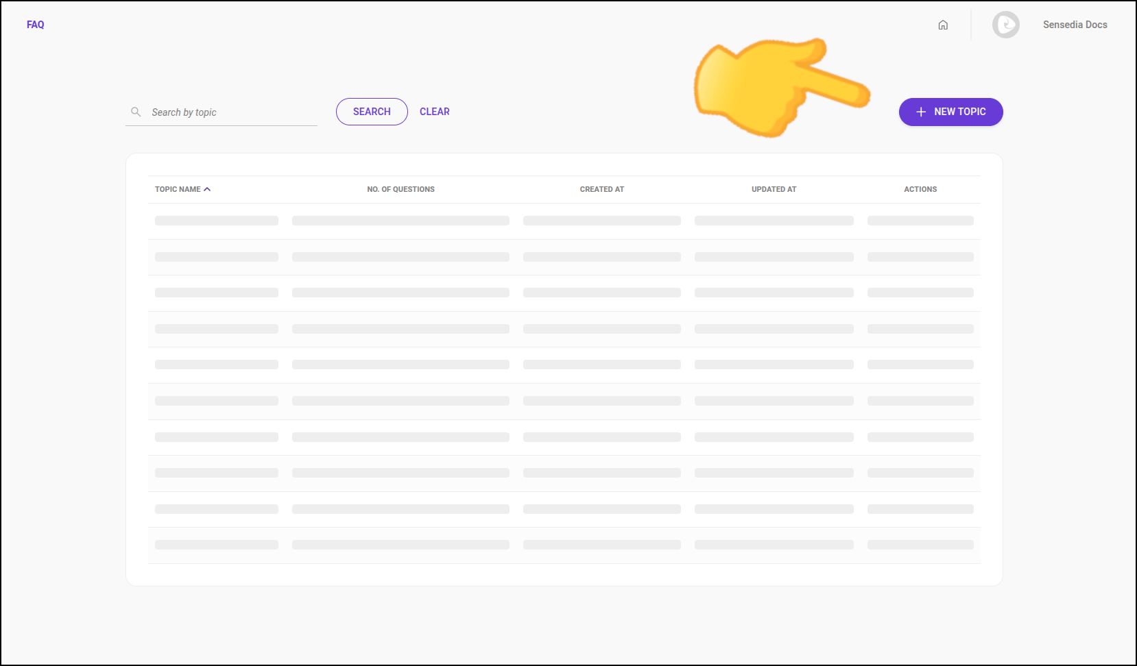 faq portal manager create 1a