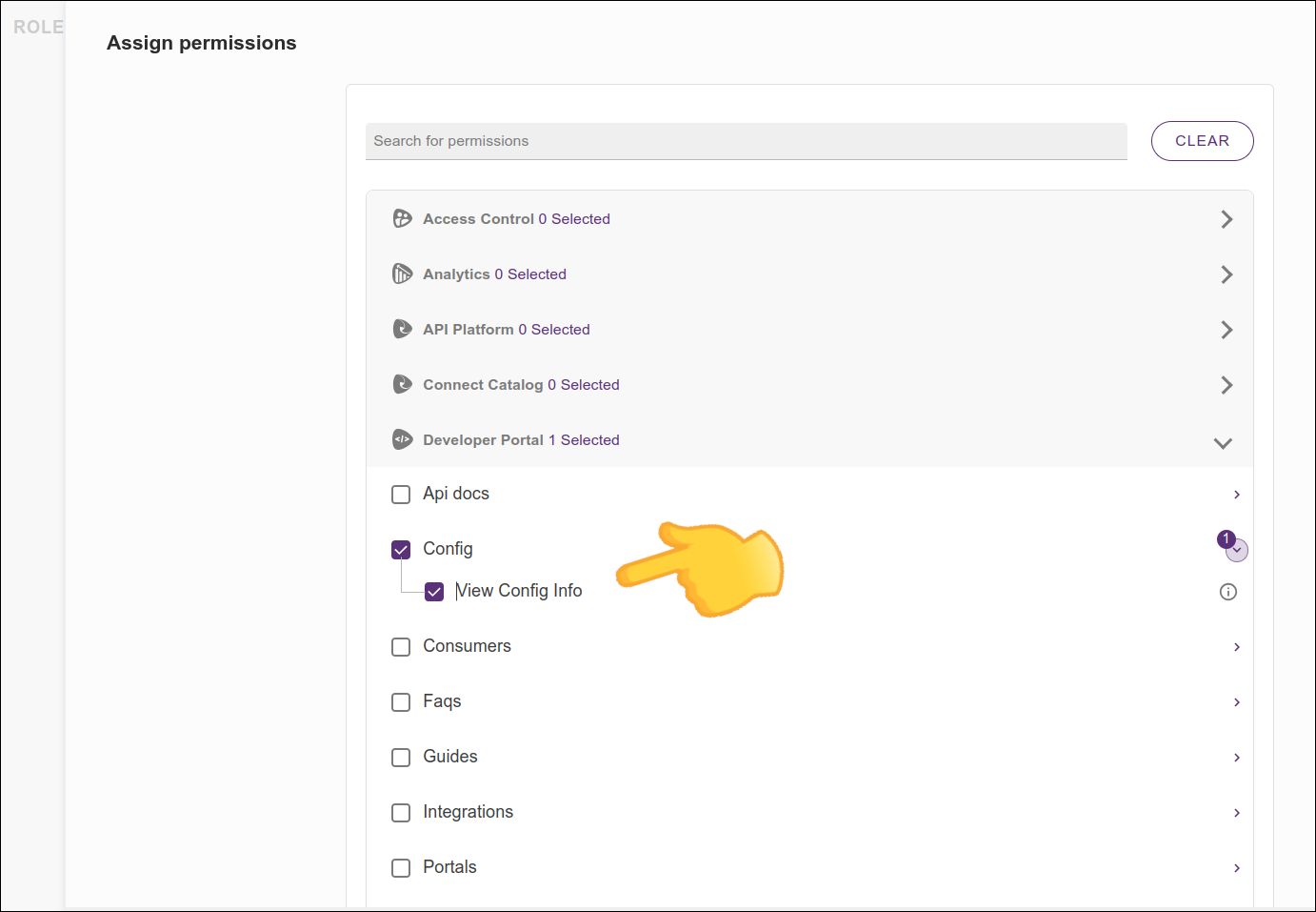 adicione permissões