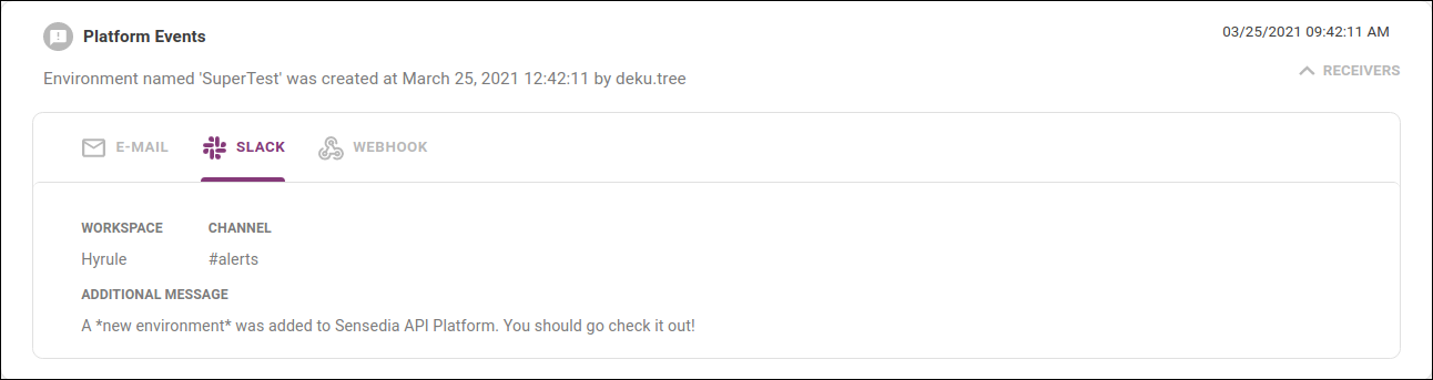 triggered alerts slack